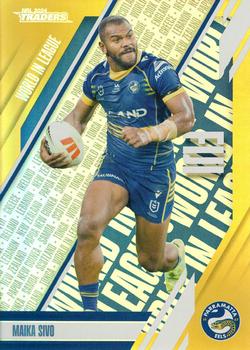 2024 NRL Traders Titanium - World In League Parallel #WLP33 Maika Sivo Front